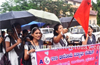 Kundapur : Students take to streets demanding arrest of Ratna Kottari killers